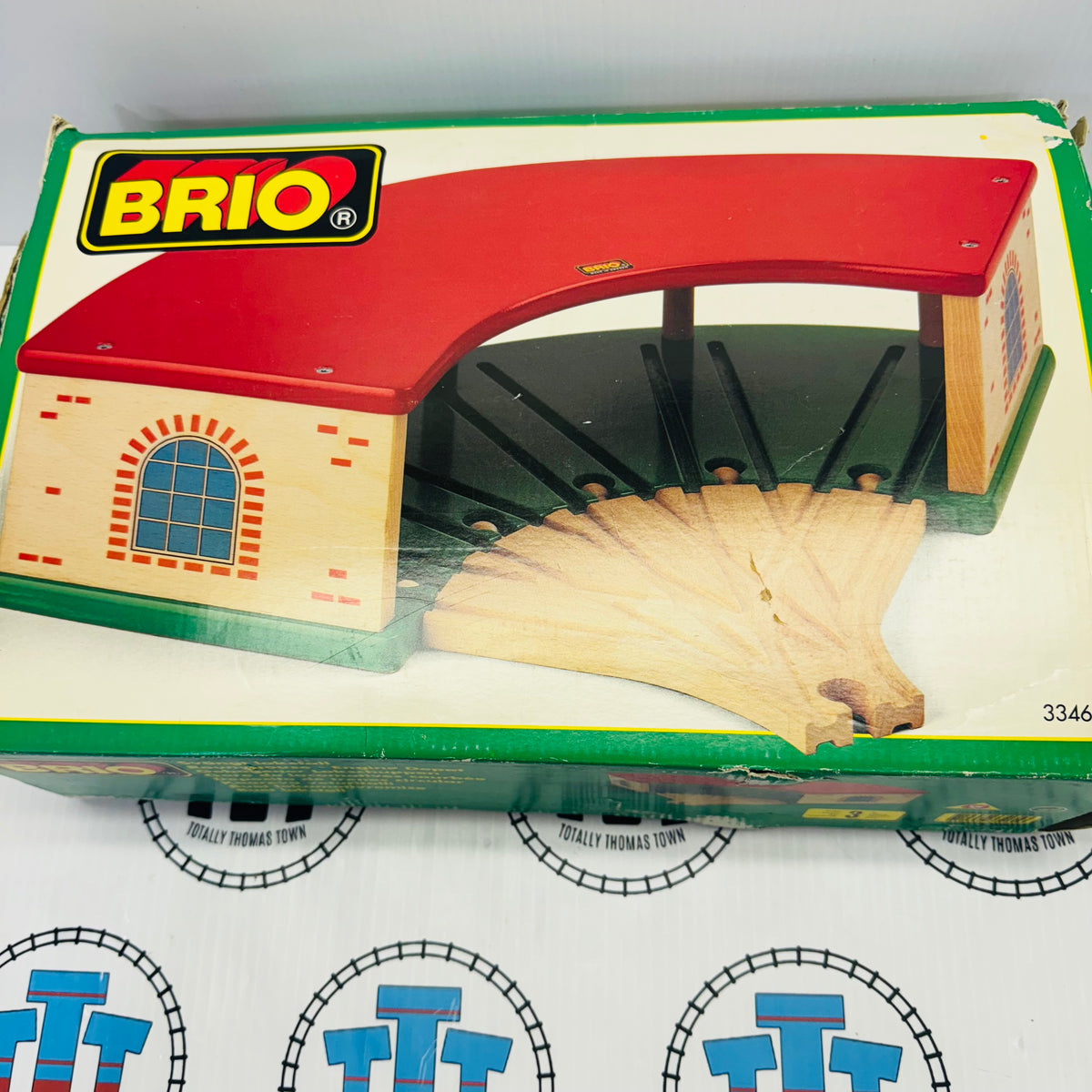 BRIO Roundhouse Engine Depot 33461 Wooden In Box Totally Thomas Town