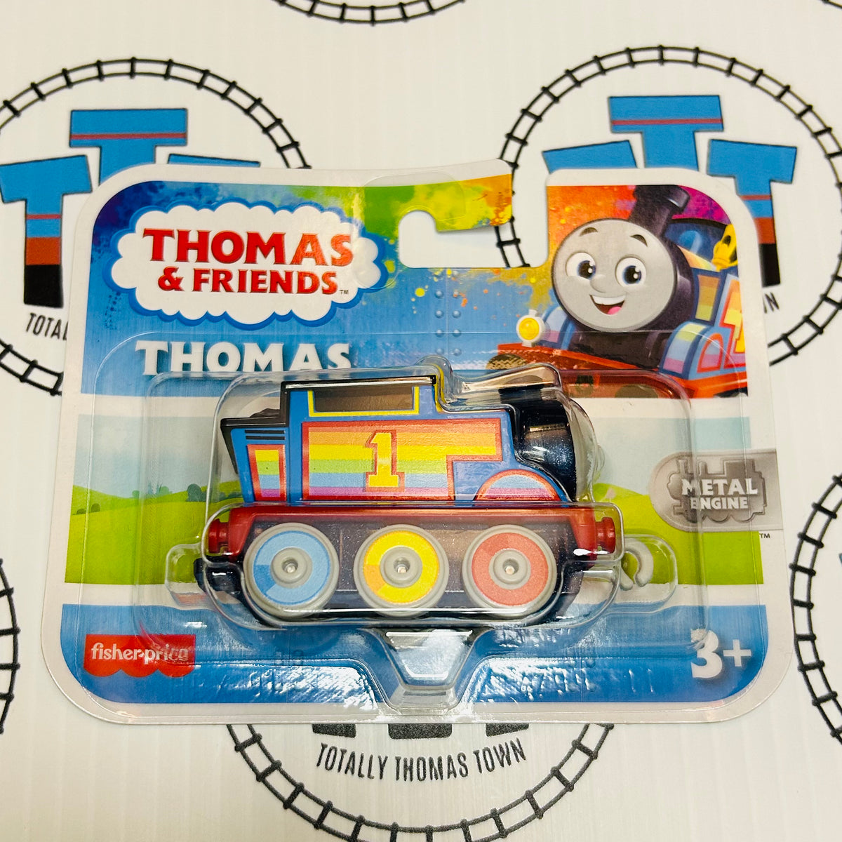 Rainbow Thomas All Engines Go New Push Along Totally Thomas Town