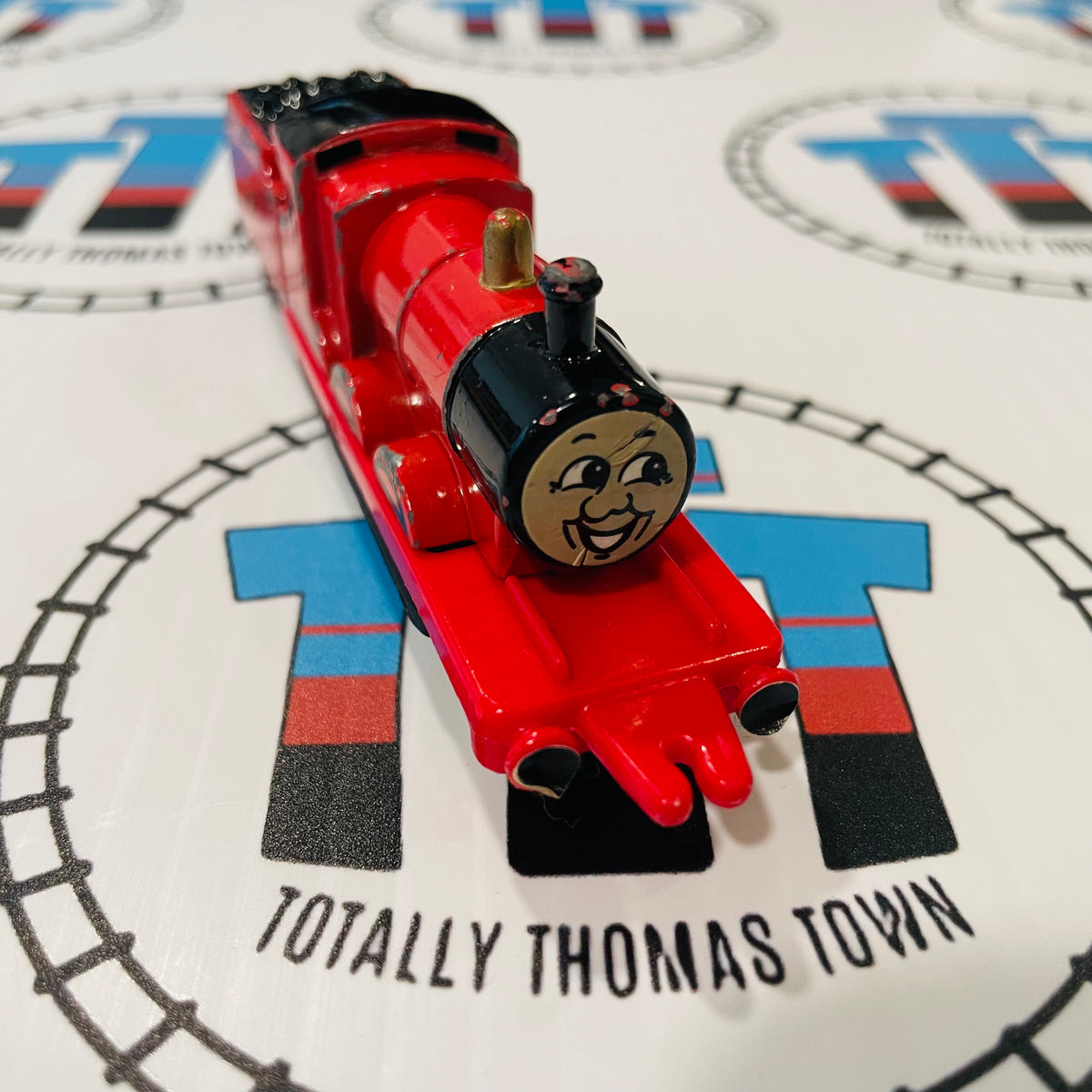 Ertl Sticker Paper Face James Red Thomas the Tank Engine & Friends - Boxed