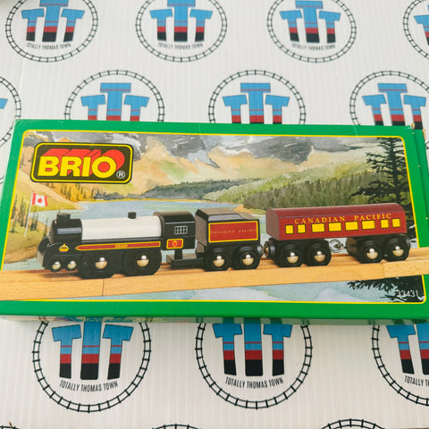 BRIO Canadian Pacific Train 33431 Wooden - In Box