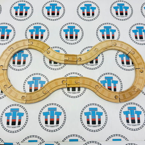 TTT Custom Beginner's Dogbone Track Pack Thomas Brand Wooden - Used