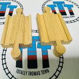 Male/Male Mini Track 2 Pieces BIGJIGS Rail Wooden - New no Box