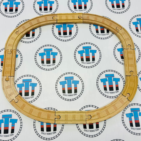 TTT Custom Beginner's Oval Track Pack Thomas Brand Wooden - Used