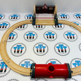 BRIO 33513 Metro Railway Set Track Only Wooden - Used