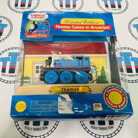 Thomas Comes to Breakfast with Stand - New Damaged Box