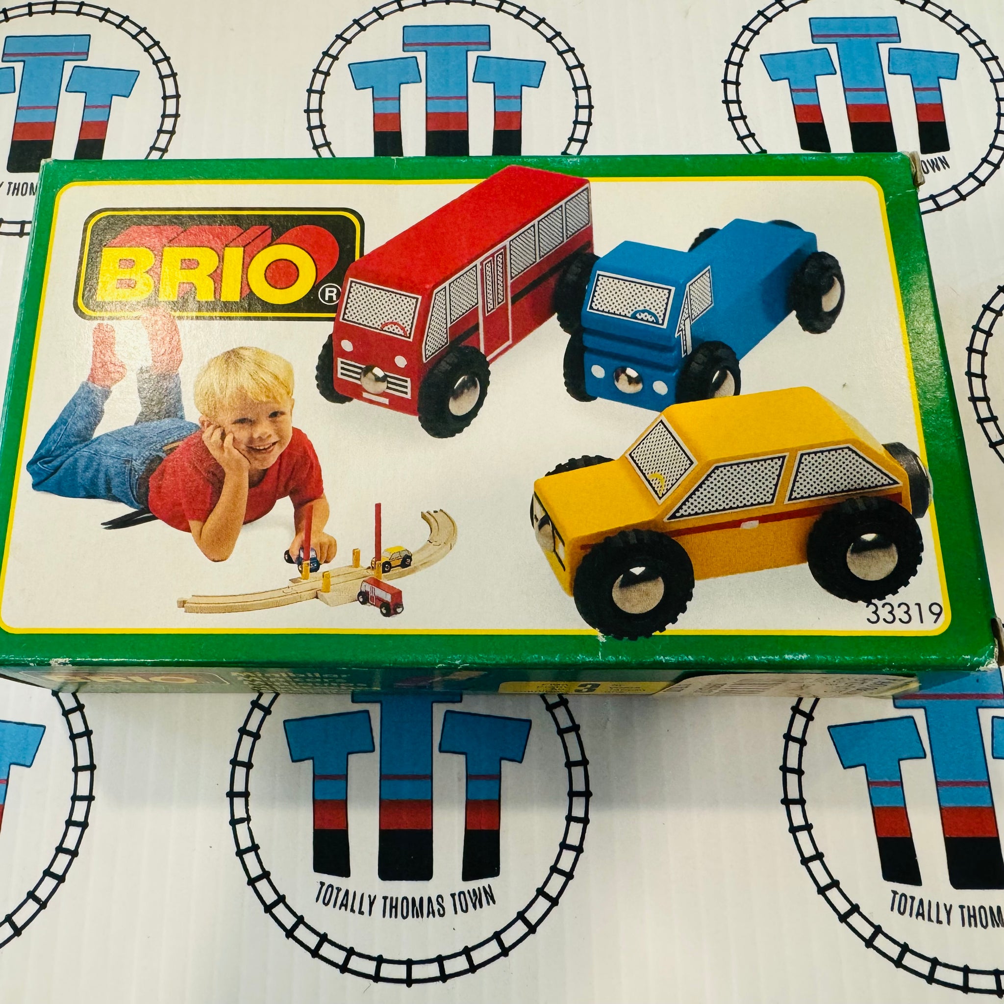 BRIO Vintage Minicars 33319 Wooden In Box Totally Thomas Town