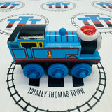 Christmas Thomas Newer Face (Learning Curve) Good Condition Wooden - Used