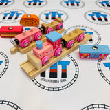 Sweetland Express with Track and Buffer BIGJIGS Rail Wooden - New no Box