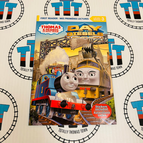 Day of the Diesels Book with Stickers (English/French) - Used