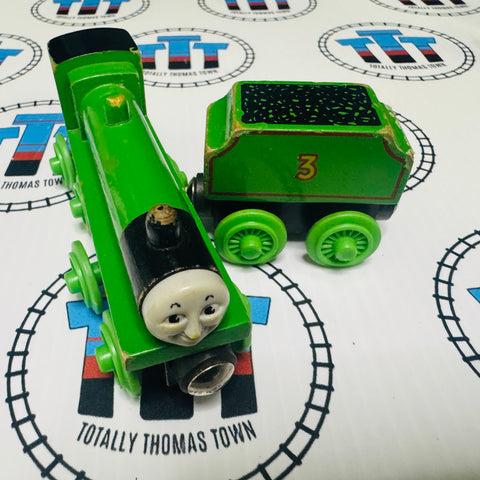 Henry & Tender #2 (Learning Curve 1996) Fair Condition Wooden Rare - Used