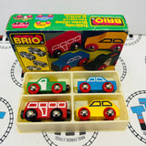 BRIO 33320 Vintage Minicars Wooden in Box Good Condition Wooden - Used