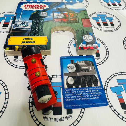 Joseph - My Custom Engine Thomas & Friends Train, Custom Board Book and Character Card Wooden - Used