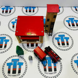 BRIO Fire Station Set 33584 Vintage Wooden - Used