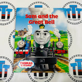 Sam and The Great Bell Set with Trains and Book (See Notes) Wooden - Used