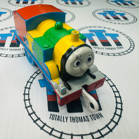 Paint Splattered Thomas that Dings (not motorized) Used - TOMY