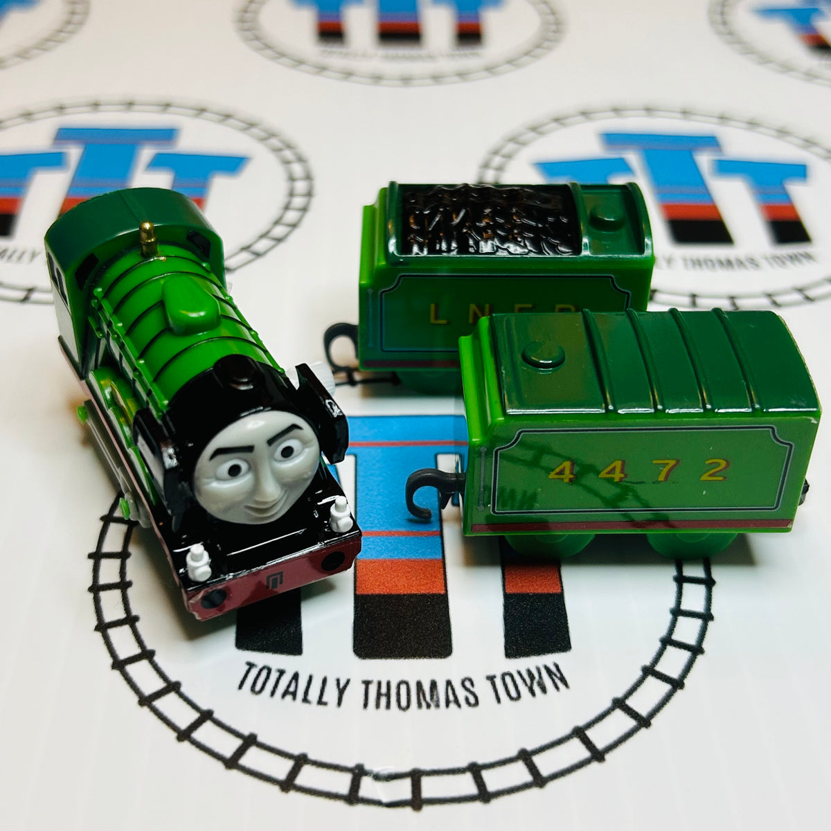 Flying Scotsman with Tenders #4 Capsule Plarail Wind Up - Used ...