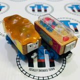 Candy Cars Painted Base (Thomas Wood Mattel) Fair Conditon Wooden - Used