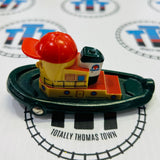 BRIO 32710 Theodore Tugboat with Moving Eyes Fair Condition Wooden - Used