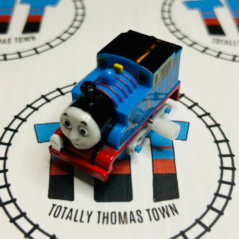 Surprised Thomas Newer Face Missing Stickers Capsule Plarail Wind Up - Used