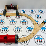 BRIO 33513 Metro Railway Set Track Only Wooden - Used