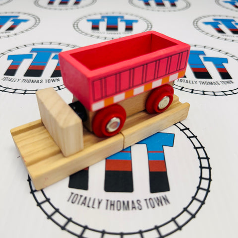 Wagon Pink with Track Wooden - New no Box