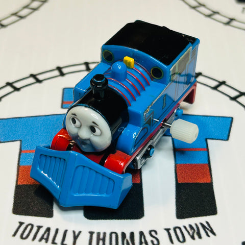 Surprised Thomas with Snowplow #1 Capsule Plarail Wind Up - Used