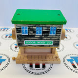 Sodor Log Loader Cracked Base no Logs Clickity Clack Wooden - Used