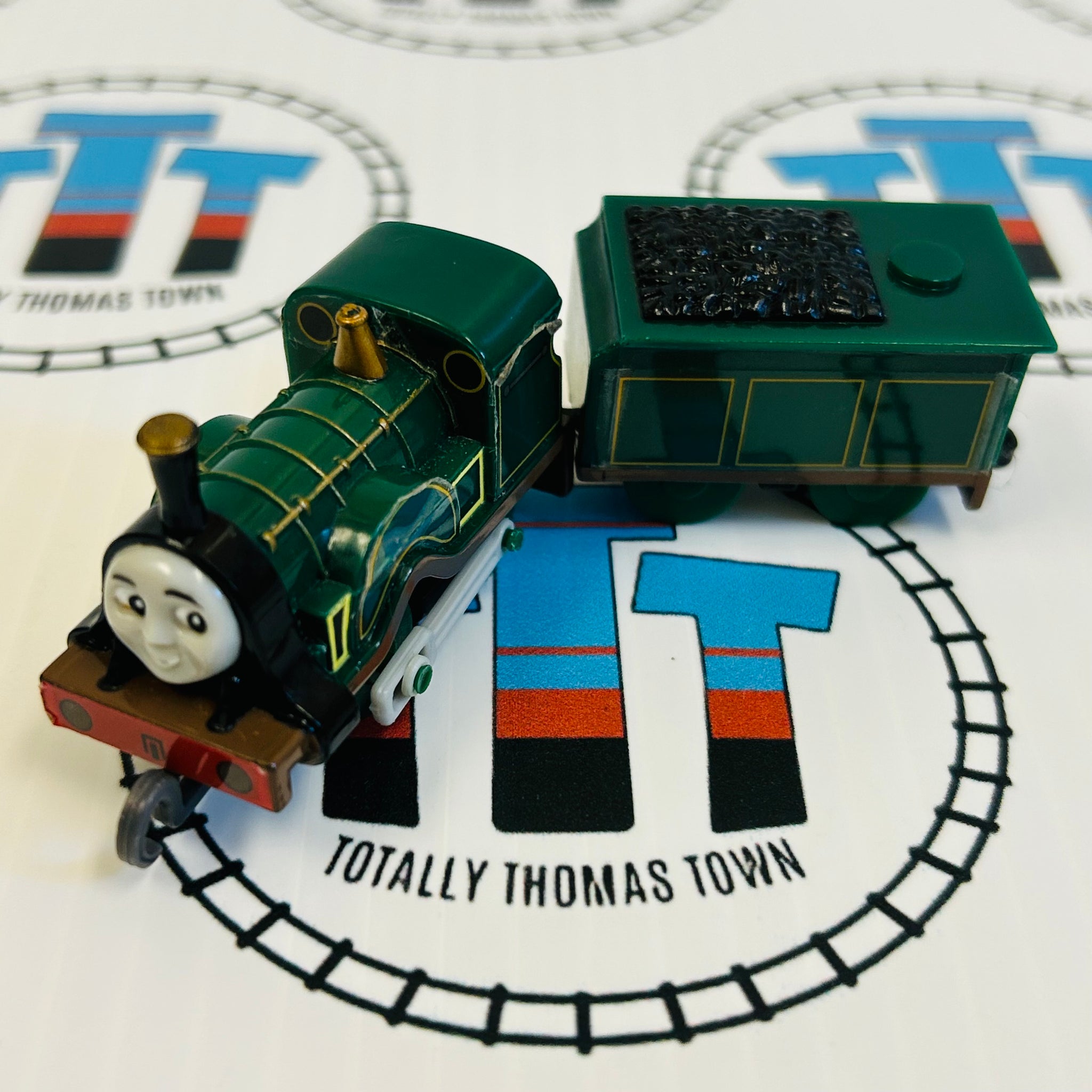 Emily Pull Along Peeling Stickers Capsule Plarail Used Totally Thomas Town