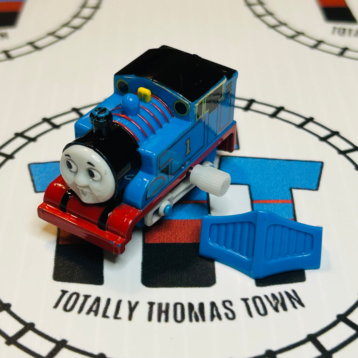 Surprised Thomas with Snowplow #2 Capsule Plarail Wind Up - Used ...