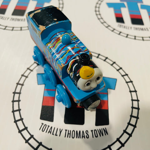 Happy Birthday Thomas (Mattel) Poor Condition Wooden - Used