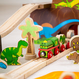 Dinosaur Railway Set BIGJIGS Rail Wooden - New in Box