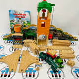 Sam and The Great Bell Set with Trains and Book (See Notes) Wooden - Used