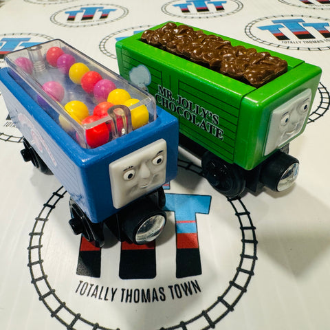 Troublesome Trucks & Sweets (Mattel) Good Condition Wooden - Used