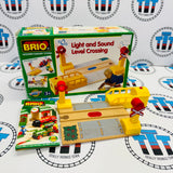 BRIO 33675 Light and Sound Level Crossing with Box Wooden - Used