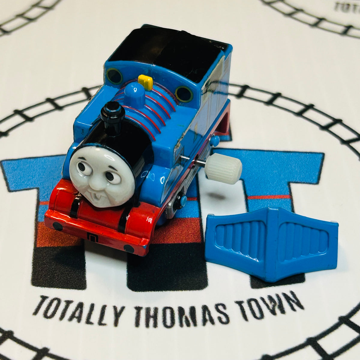 Surprised Thomas with Snowplow #1 Capsule Plarail Wind Up - Used ...