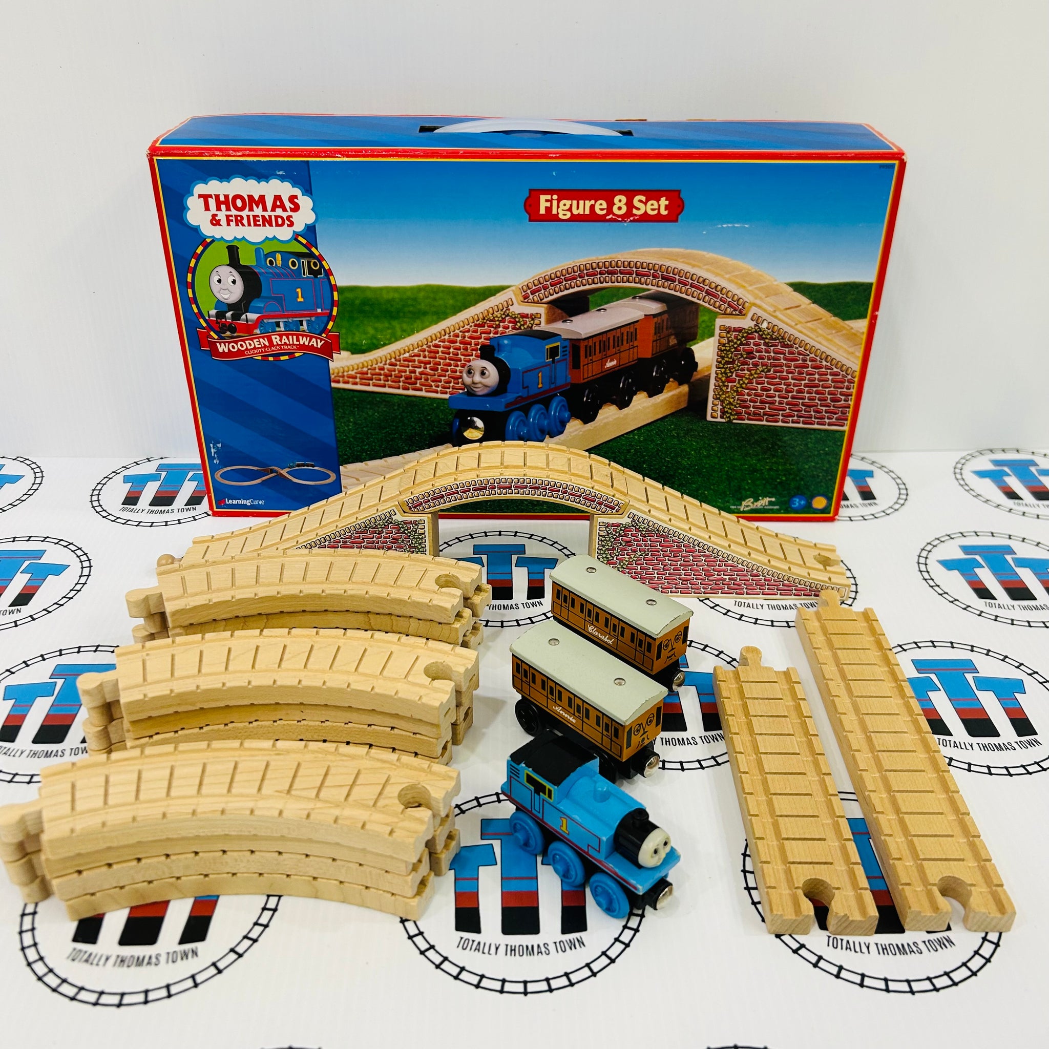 Thomas the train wooden orders railway clickety clack tracks figure 8 set with thomas a