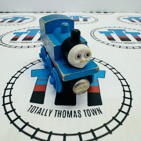 Thomas Flat Magnet with Staples #17 Rare Fair Condition Wooden - Used