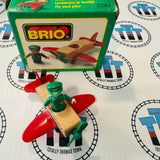 BRIO Aeroplane & Pilot #33583 Wooden - In Box