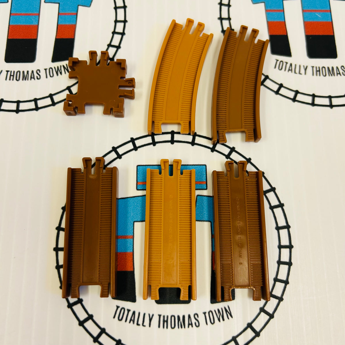 Brown Rail Set with Crossing (6 Pieces) Capsule Plarail - Used ...