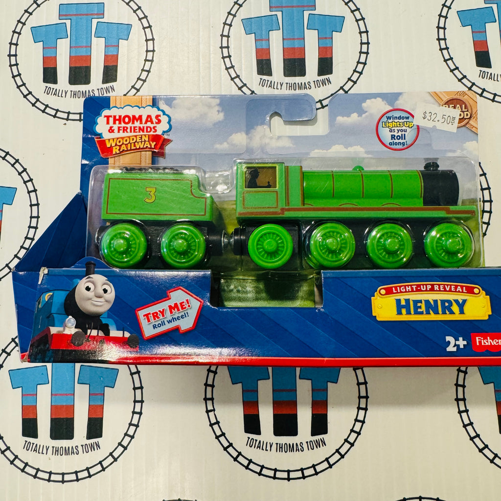 Fisher Price Thomas purchases Train Wooden Light Up Reveal Henry!