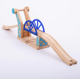 Blue Suspension Bridge BIGJIGS Rail Wooden - New in Box