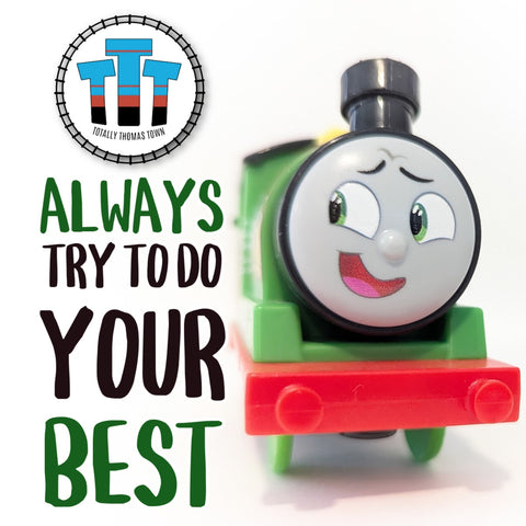 Totally Thomas Town Custom Percy Sticker