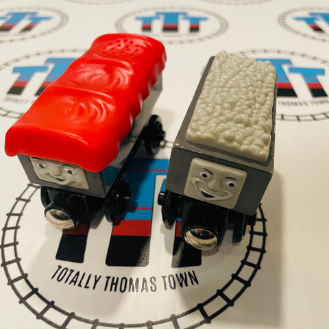 Giggling Troublesome Trucks (Learning Curve) Good Condition Wooden - Used