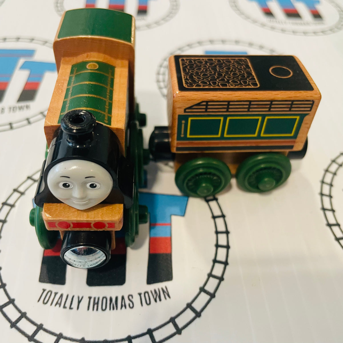 Emily & Tender (Thomas Wood Unpainted Mattel) Good Condition Wooden ...